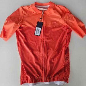 La Passione "Worth the Effort" Orange XS Men's Cycling Jersey and matching socks